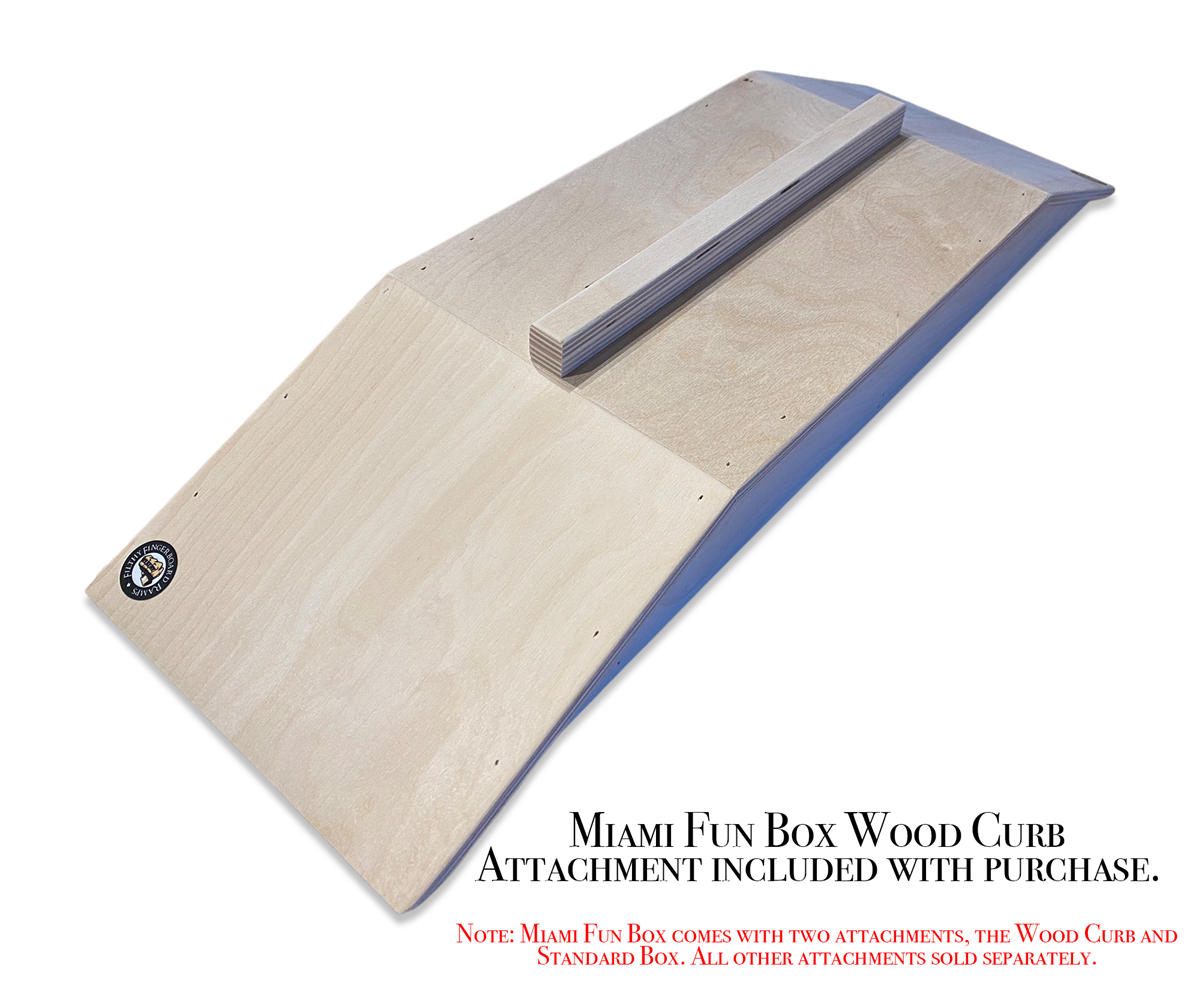 Filthy Fingerboard Ramps - The Miami Fun Box