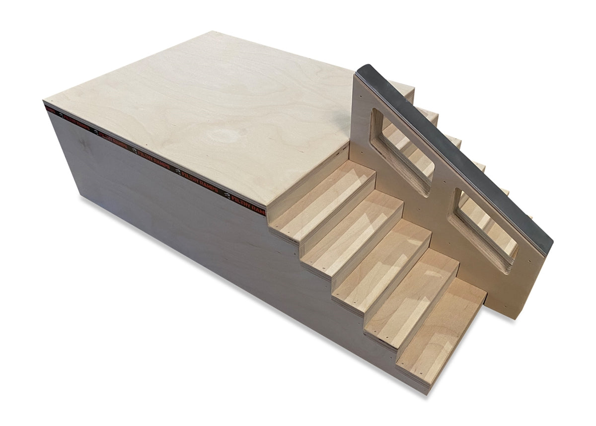 Filthy Fingerboard Ramps - Hollywood - 6 Stairs Set