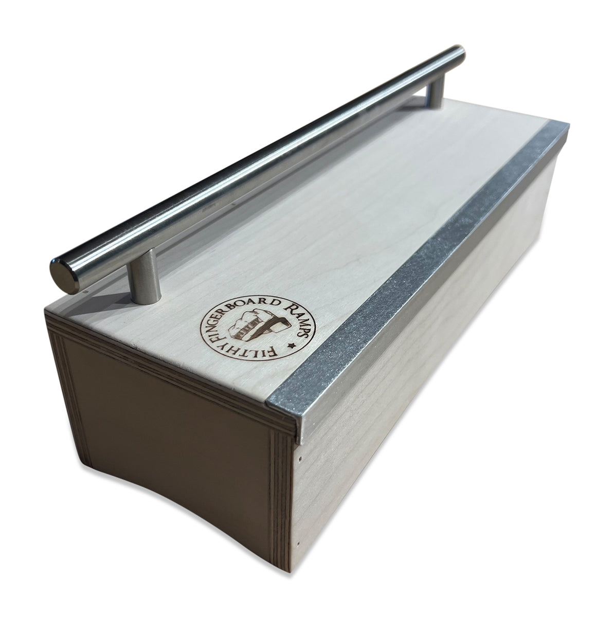 Filthy Fingerboard Ramps - Mini Manual Pad with Ledge and Rail - Tall Height