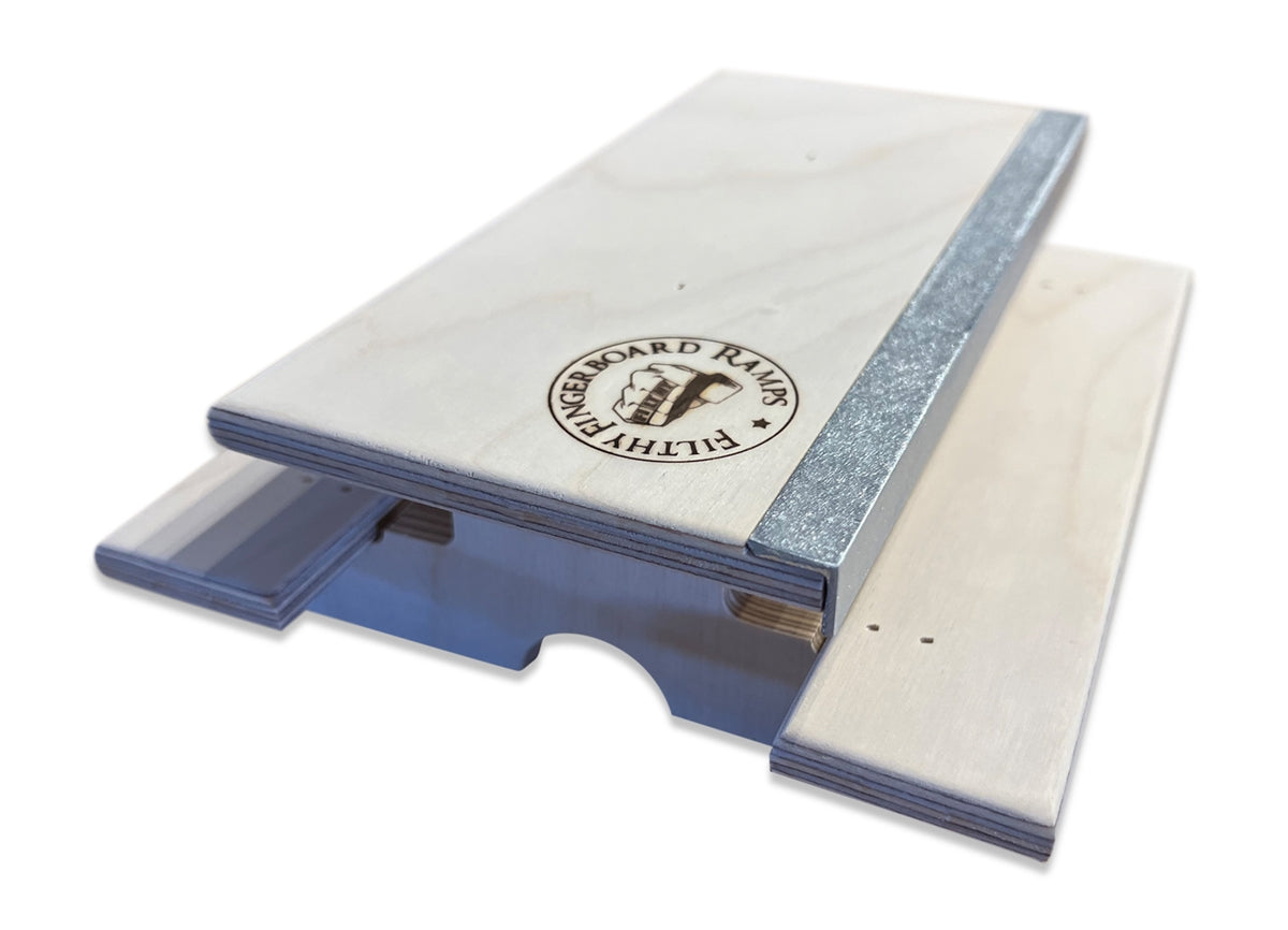 Filthy Fingerboard Ramps - Mini Yosemite Picnic Table with Aluminum Ledge