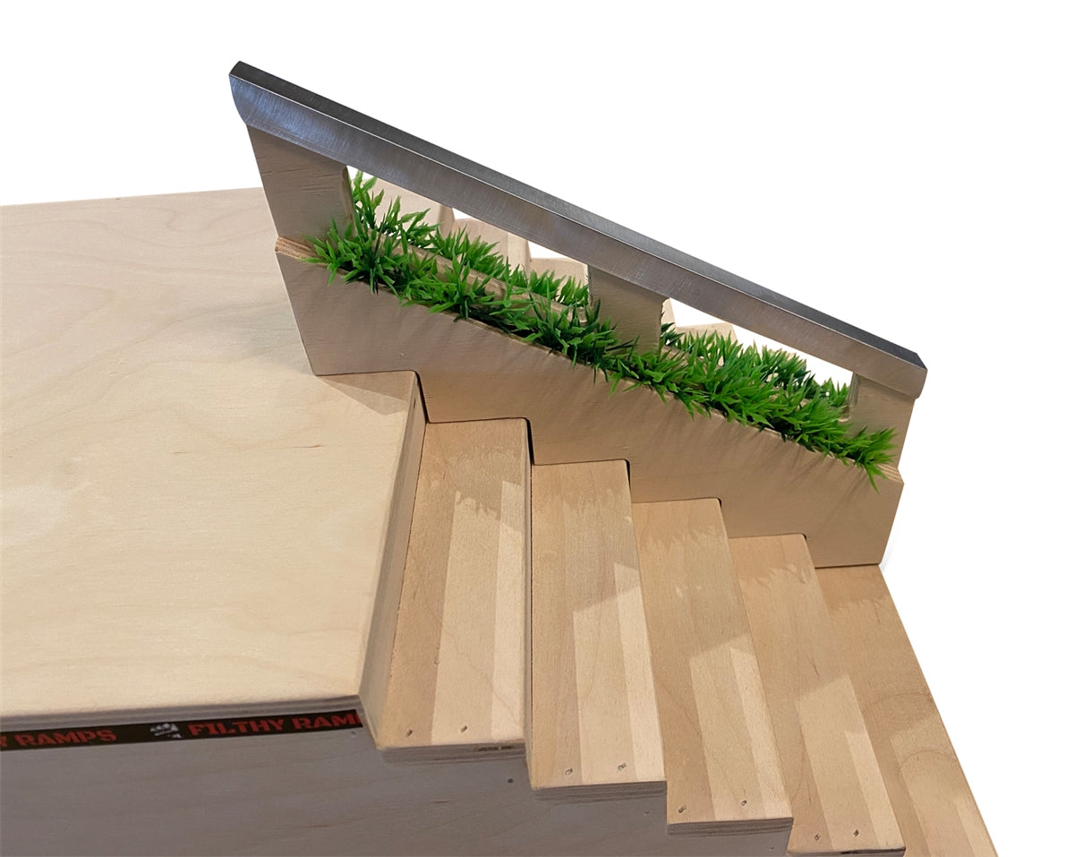 Filthy Fingerboard Ramps - 6 Stair Set Fingerboard Park Plaza