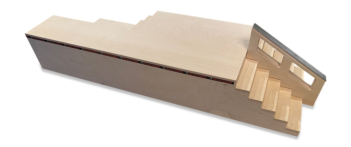 Filthy Fingerboard Ramps - 6 Stair Set Fingerboard Park Plaza