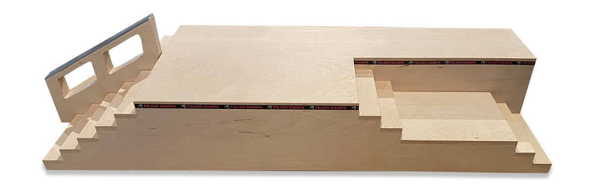 Filthy Fingerboard Ramps - 6 Stair Set Fingerboard Park Plaza