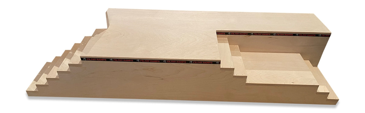 Filthy Fingerboard Ramps - 6 Stair Set Fingerboard Park Plaza