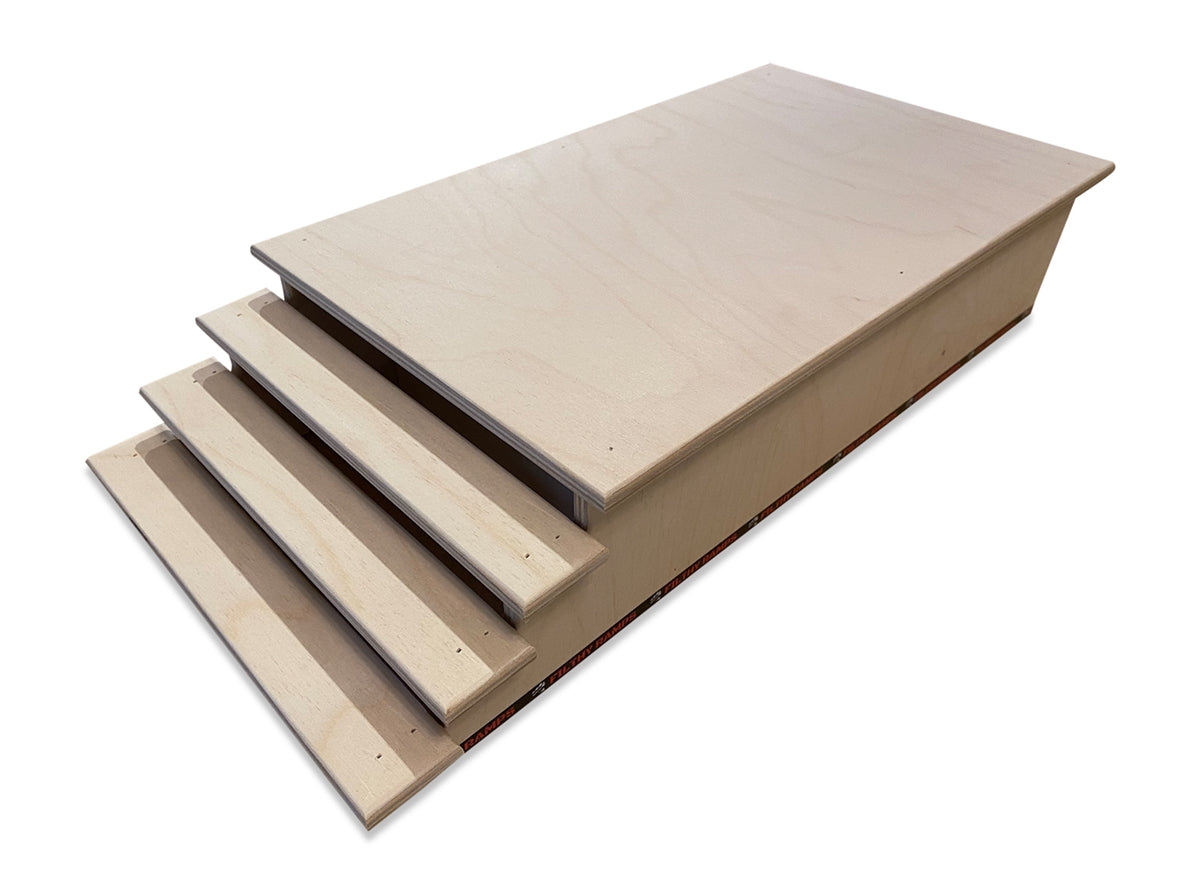 Filthy Fingerboard Ramps - Bleacher - 4 Stairs Set