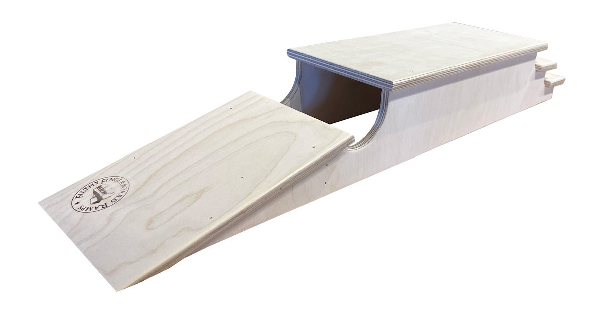 Filthy Fingerboard Ramps - Tampa Kicker to 3 Stairs Set