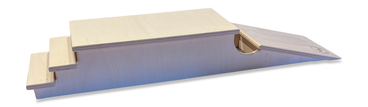 Filthy Fingerboard Ramps - Tampa Kicker to 3 Stairs Set