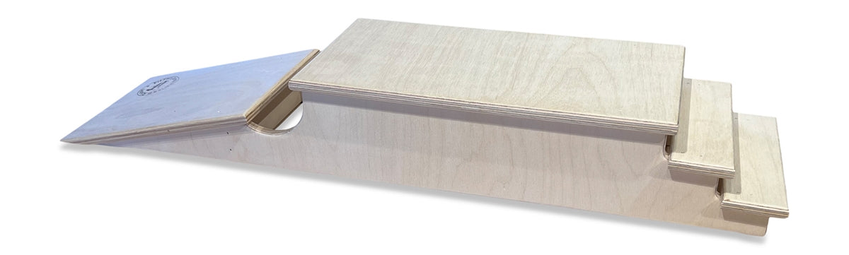 Filthy Fingerboard Ramps - Tampa Kicker to 3 Stairs Set