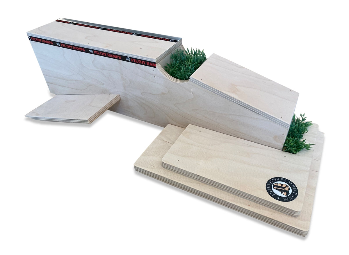 Filthy Fingerboard Ramps - So Cal Plaza