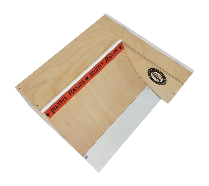 Filthy Fingerboard Ramps - Maze Fingerboards Quarter pipe/pill box combo