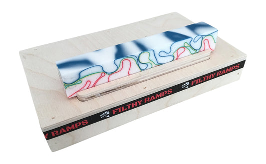 Filthy Fingerboard Ramps - Mini Crenshaw Slab Manual Pad - White