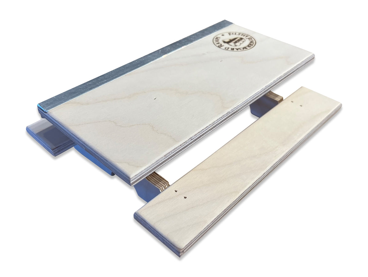 Filthy Fingerboard Ramps - Mini Yosemite Picnic Table with Aluminum Ledge